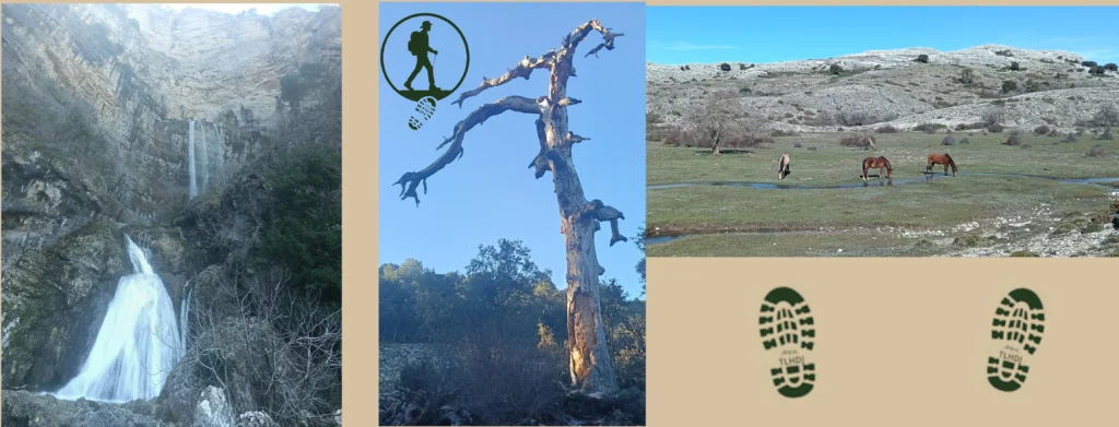 Mapa de la ruta de senderismo con GPX por el Nacimiento del Río Mundo